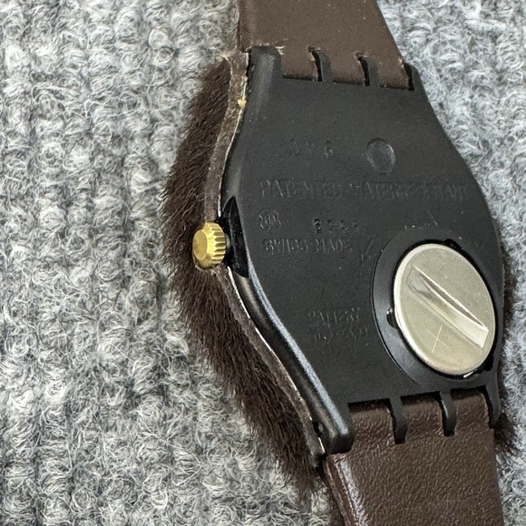 Swatch Standards 2000 Watch- Hairy Harry Stroke Me Face - GX129 - Untested‎ - Picture 5 of 10